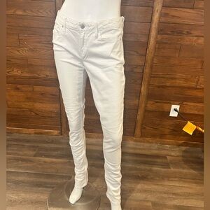 Gap 28 White wash jeans denim 1969 always skinny